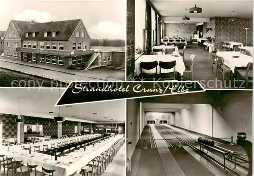 AK / Ansichtskarte Cranz_Elbe_Hamburg Strandhotel Restaurant Festsaal Kegelbahn 