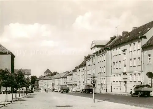 AK / Ansichtskarte Pasewalk_Mecklenburg_Vorpommern Marktstrasse Pasewalk_Mecklenburg