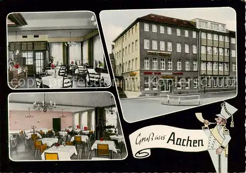 AK / Ansichtskarte Aachen Hotel Restaurant Hospiz Aachen
