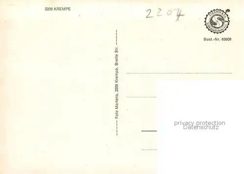 AK / Ansichtskarte Krempe_Holstein Teilansichten Kirche Turm Fest Fahnenschwenker Krempe_Holstein