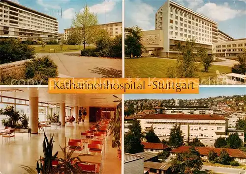 AK / Ansichtskarte Stuttgart Katharinenhospital Foyer Teilansichten Stuttgart