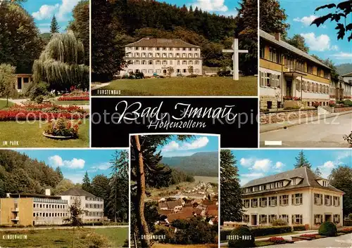 AK / Ansichtskarte Bad_Imnau Sanatorium Stahlbad Im Park Fuerstenbau Kinderheim Ortsansicht Josefs Haus Bad_Imnau