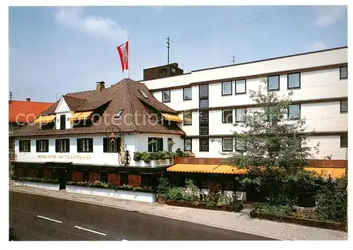 AK / Ansichtskarte Achern_Baden Hotel Goetz Sonne Eintracht Achern_Baden