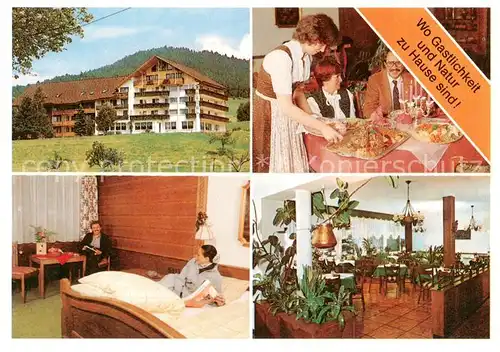 AK / Ansichtskarte Klosterreichenbach Schwarzwaldhotel Waldgrund Gastraeume Zimmer Klosterreichenbach