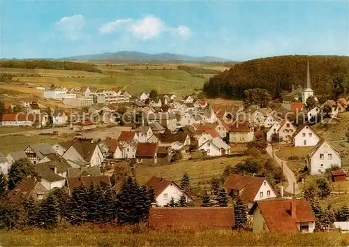 AK / Ansichtskarte Wenden_Biggetal Ortsansicht mit Kirche Wenden Biggetal