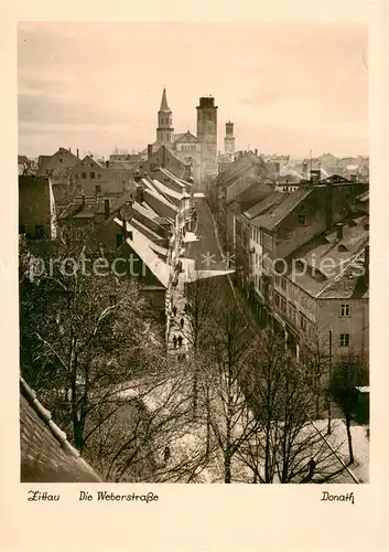 AK / Ansichtskarte Zittau Weberstrasse Zittau