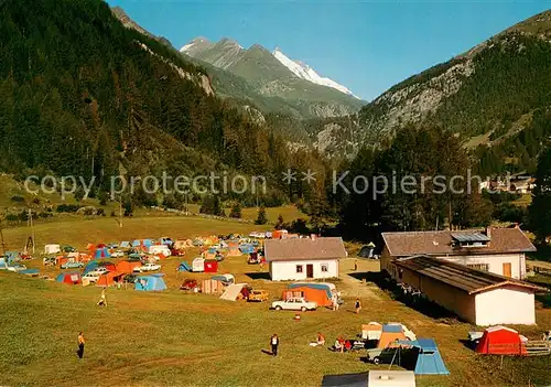 AK / Ansichtskarte Heiligenblut_Kaernten_AT Glockner Campingplatz Alpen 