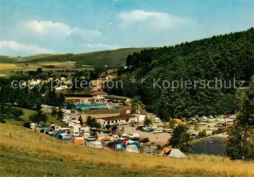 AK / Ansichtskarte Michelstadt Erholungszentrum mit Campingplatz und Schwimmbad Michelstadt