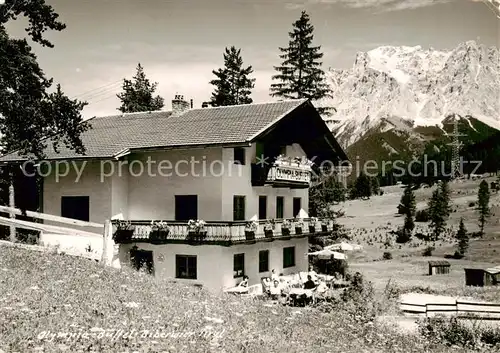 AK / Ansichtskarte Biberwier_Tirol_AT Olympia Buffet Gasthaus Alpenblick 