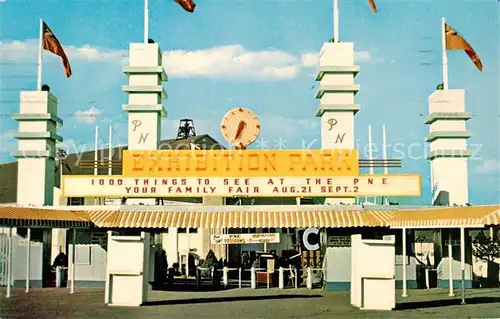 AK / Ansichtskarte Vancouver_BC_Canada Home of the Pacific National Exhibition 