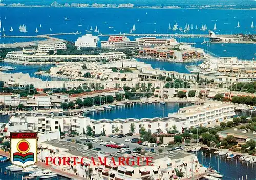 AK / Ansichtskarte Port Camargue_30_Gard Vue generale aerienne 