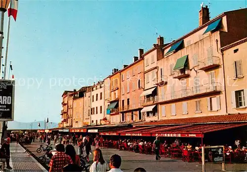 AK / Ansichtskarte Saint_Tropez_Var Quai Jean Jaures Bar Senequier Saint_Tropez_Var