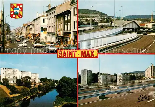 AK / Ansichtskarte Saint Max_54_Meurthe et Moselle Avenue Camot Eglise Saint Michel le parc de Libremont 