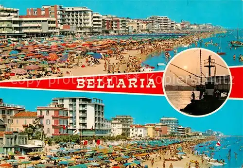 AK / Ansichtskarte Bellaria_Rimini_IT Accogliente spiaggia 