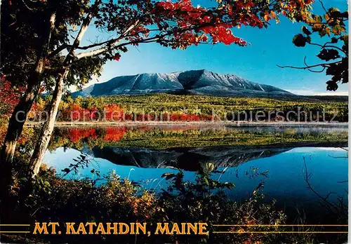 AK / Ansichtskarte Maine_US State Mt Katahdin 