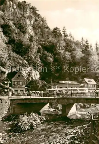 AK / Ansichtskarte Ruebeland_Harz HOG Hoehlenrestaurant mit Felsengrotte Ruebeland_Harz