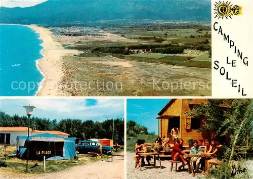 AK / Ansichtskarte Argeles sur Mer_66_Pyrenees Orientales Panorama Camping Caravaning Le Soleil Divers aspects 