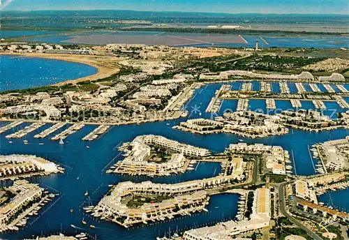 AK / Ansichtskarte Port Camargue_30_Gard Vue generale aerienne 
