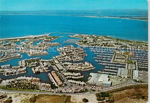 AK / Ansichtskarte Port Camargue_30_Gard Vue aerienne 