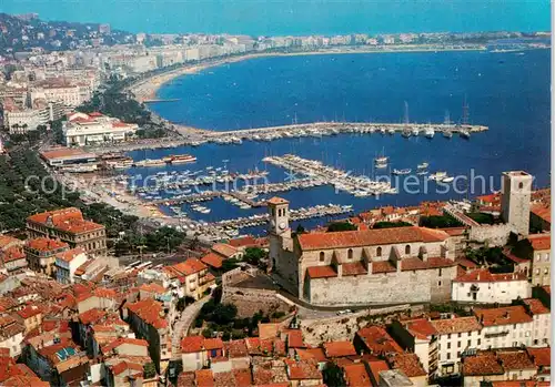 AK / Ansichtskarte Cannes_06 Vue aerienne Au premier plan Le Suquet  