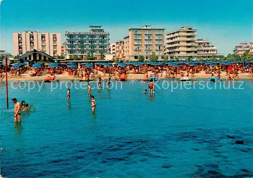 AK / Ansichtskarte Valverde_di_Cesenatico Spiaggia e alberghi Valverde_di_Cesenatico