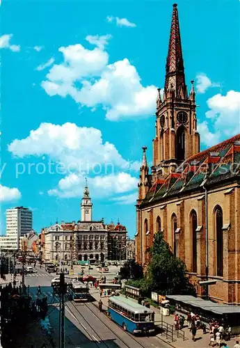 AK / Ansichtskarte Novi_Sad_Novoy_Sada_Ujvidek_Serbija Place de la Liberte 