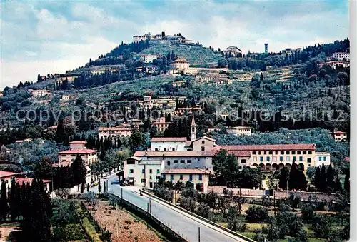 AK / Ansichtskarte Fiesole_Toscana_IT Saint Dominique et les Collins de Fiesole 