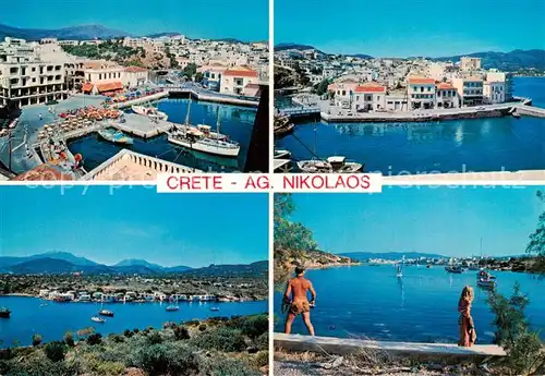 AK / Ansichtskarte Crete__Kreta_Greece AG Nikolaos Panorama 