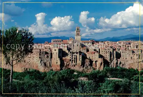 AK / Ansichtskarte Pitigliano_Grosseto_Toscana_IT Stadtansicht 