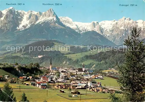 AK / Ansichtskarte Bischofshofen_am_Zimmerberg_AT mit Tennengebirge Raucheck Hochthron Eiskogel 