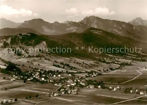 AK / Ansichtskarte  Buching Gesamtansicht mit Alpenpanorama Buching