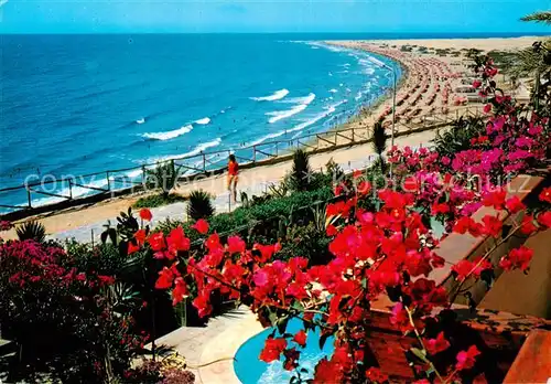 AK / Ansichtskarte 73861043 Playa_del_Ingles_Gran_Canaria_ES Panorama Strand 