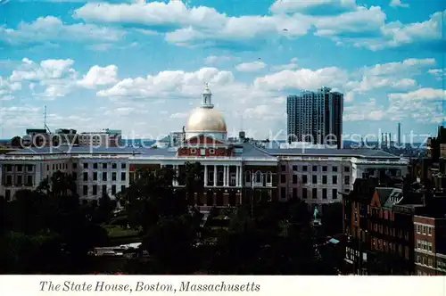 AK / Ansichtskarte 73861062 Boston__Massachusetts_USA The State House 