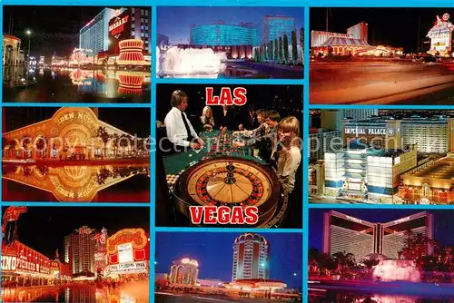 AK / Ansichtskarte  Las_Vegas_Nevada Fabulous Las Vegas bei Nacht 