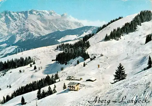 AK / Ansichtskarte  Maria_Alm_Steinernen_Meer_AT Schiparadies Aberg Langeck mit Hochkoenig 