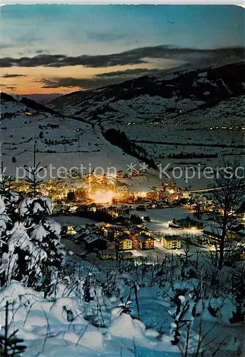 AK / Ansichtskarte  Kaprun_AT Winterabend mit Schaufelberg und Oberpinzgau 