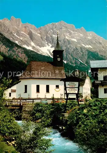 AK / Ansichtskarte  Hinterthal_AT Wildalmkirchl und Brandhorn im Steinernen Meer 