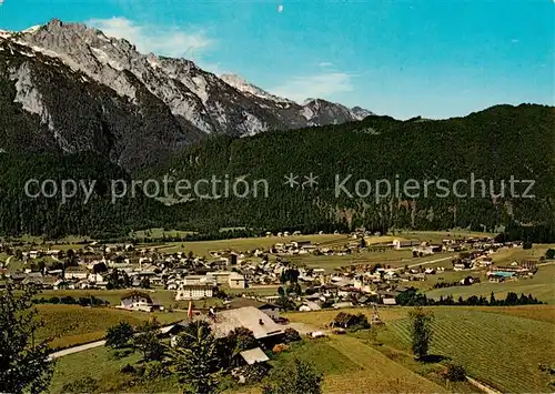 AK / Ansichtskarte  Abtenau_AT im Lammertal mit Wieswand und Tennengebirge 