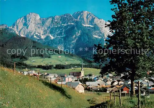 AK / Ansichtskarte  Abtenau_AT mit Tennengebirge 