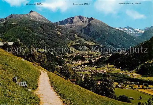 AK / Ansichtskarte  Bad_Hofgastein_AT Hoehenweg mit Grukogel Feuersang Gamskarspitze 