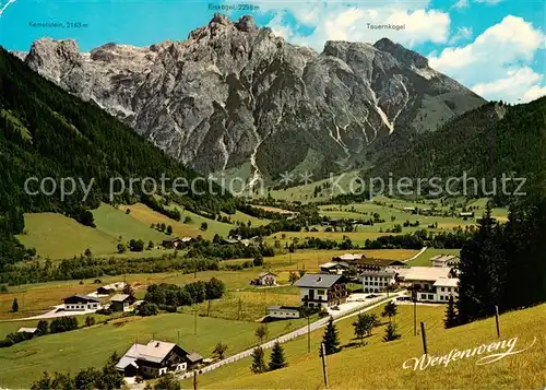 AK / Ansichtskarte  Werfenweng_AT Panorama mit Eiskogel und Tauernkogel 