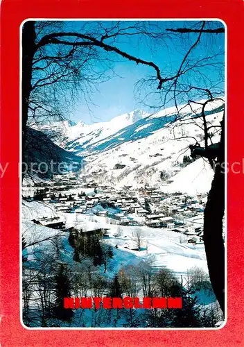 AK / Ansichtskarte  Hinterglemm_Saalbach Panorama Hinterglemm_Saalbach