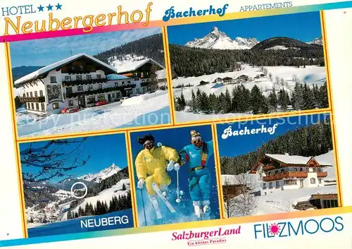 AK / Ansichtskarte 73861200 Filzmoos_AT Hotel Neubergerhof Bacherhof Appartements Panorama 