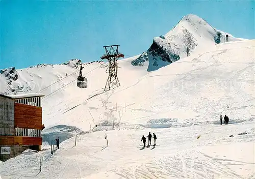 AK / Ansichtskarte  Kitzsteinhorn_2466m_AT mit Antriebsstation Krefelder Huette 