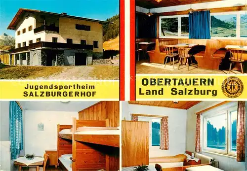 AK / Ansichtskarte  Obertauern_AT Jugendsportheim Salzburgerhof Gaststube Zimmer 