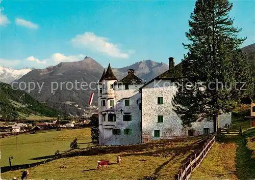 AK / Ansichtskarte  Bad_Hofgastein_AT Weitmooser Schloessl mit Tischlergletscher Graukogel und Feuersang 