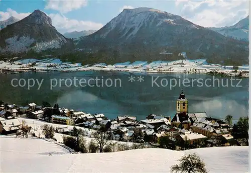 AK / Ansichtskarte  St_Wolfgang_Wolfgangsee mit Sparber und Bleckwand St_Wolfgang_Wolfgangsee