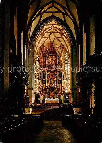 AK / Ansichtskarte  Mondsee_Salzkammergut_AT Hochaltar von Waldbuerger 