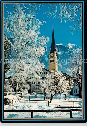 AK / Ansichtskarte  Bad_Hofgastein_AT Winteridyll mit Kirche 