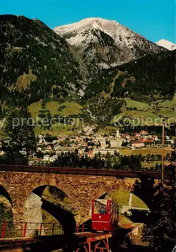 AK / Ansichtskarte  Bad_Hofgastein_AT Thermalbad an der Tauernbahn Standseilbahn zum Kitzstein Kleine Scharte 